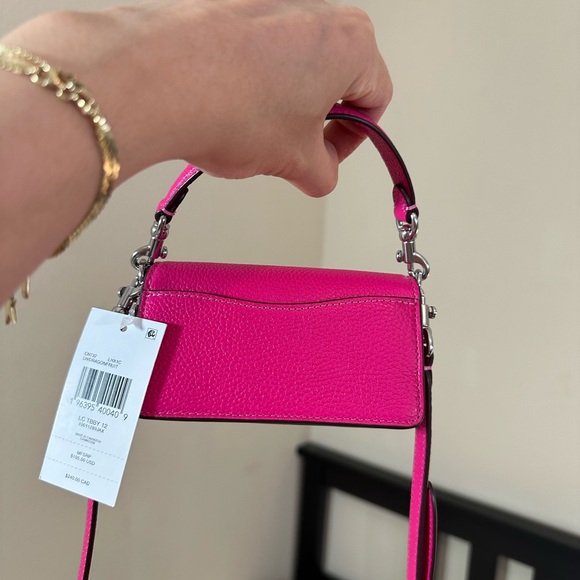NWT Coach Dragonfruit Tabby Bag 12 - Mini Micro Bag (Hot Pink Fuchsia Color) - Picture 3 of 8